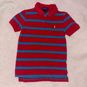 Polo by Ralph Lauren Kids Red and Blue Striped Polo